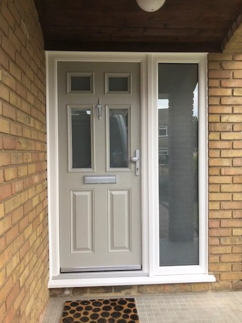 composite back door with bespoke door design
